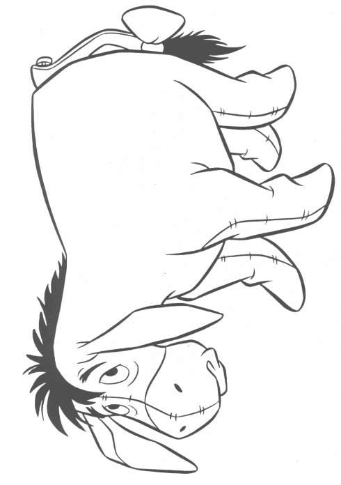 Plansa de colorat cu Winnie de Pooh 100 3